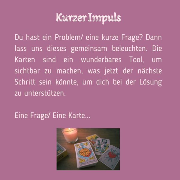 Kurzer Impuls - Tarot
